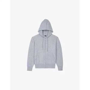 THE KOOPLES Cashmere Wool/Blend Full Zip Hoodie Sweater Women Size FR 1/US Small